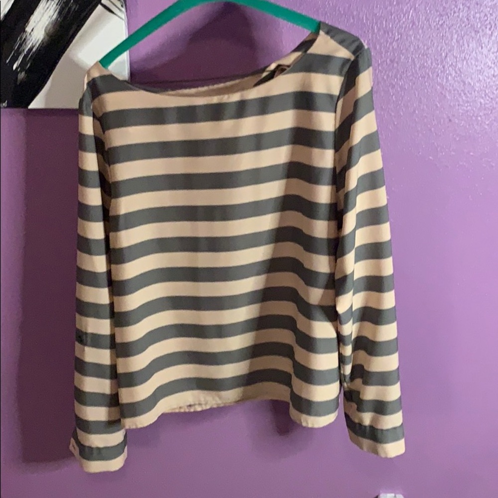 Banana Republic striped long sleeved top